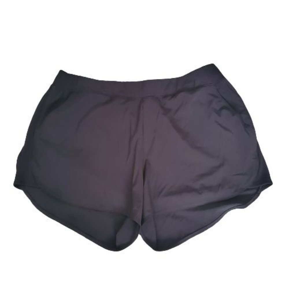 Member's Mark Women's Active Woven Rib Running Shorts Black Size XXL - Picture 3 of 12